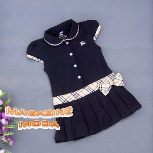 vestido de meninas crianças polo