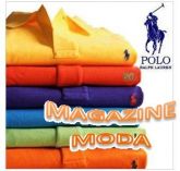 Camisa Polo Ralph Lauren 12 cores preço baixo